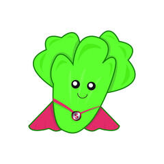 cute super cabbage vektor  design