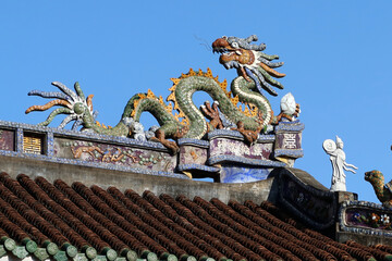 Fototapeta na wymiar Pháp Bảo Temple. Hoi An, Vietnam. Ancient city. World Heritage