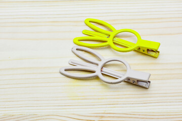 Hair accessories. Woman hair items stylist salon flowers elastic bands bows hoops, accessory for care and clip hairline,