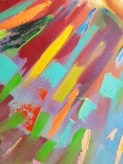 background of colorful paint brush