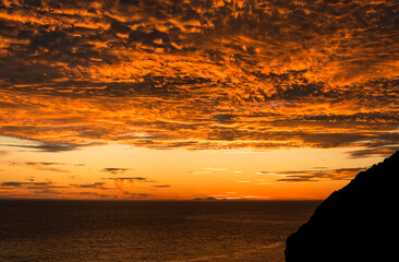 Atardecer rojo