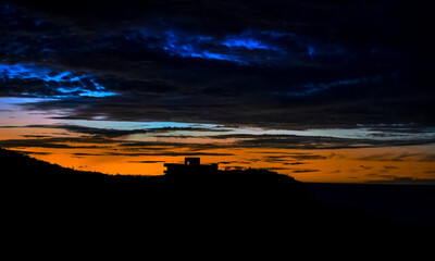 Atardecer siluetas 