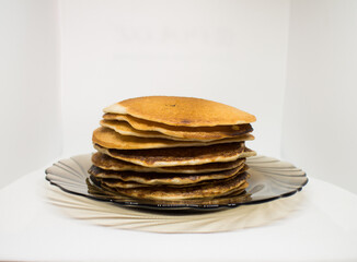 stack of pancakes on a plate