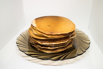 stack of pancakes on a plate
