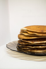 stack of pancakes on a plate