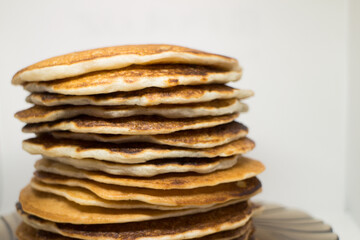 stack of pancakes on a plate