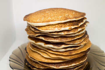stack of pancakes on a plate
