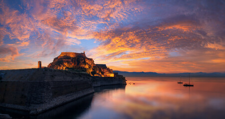 The old fortress of Corfu town
