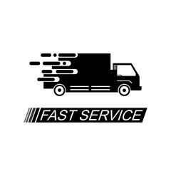 Delivery Logo Design Vector Template Car