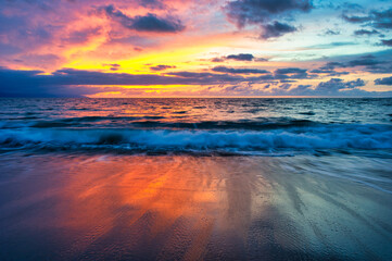 Sunset Ocean Landscape