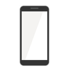 モノクロの携帯電話、スマートフォンのシルエット素材