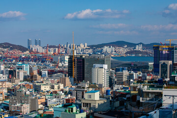 Fototapeta na wymiar beautiful city busan, korea