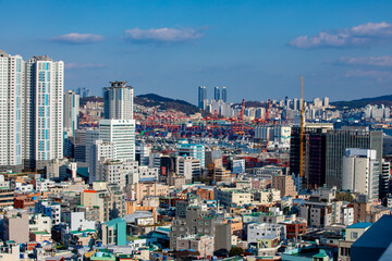 beautiful city busan, korea