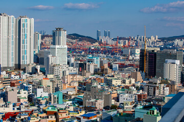 beautiful city busan, korea
