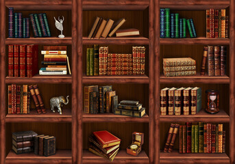 Bookcase, bookshelf   © Ирина Шемшура