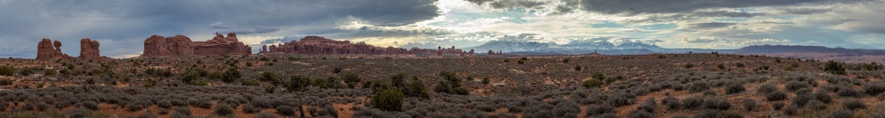 Fototapeta na wymiar Arches National Park Panorama