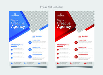 Corporate business flyer template 