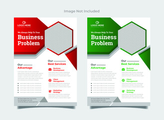 Corporate business flyer template 