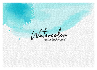 Abstract watercolor painting on paper texture.