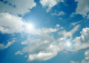 Cloudy sky background