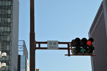 笹島交差点の信号機