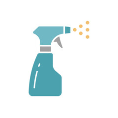 Spray bottle icon. Vector illustration.