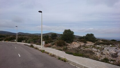 road in the beautiful mountains