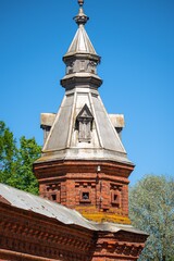 The tower of the old Church where the pigeons live