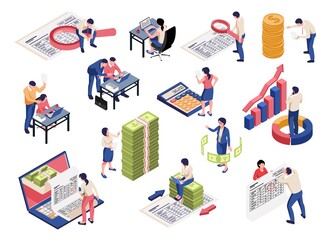 Accounting Isometric Set