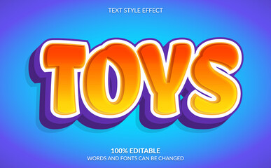 Editable Text Effect, Cartoon Text Style