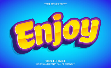 Fototapeta premium Editable Text Effect, Cartoon Text Style