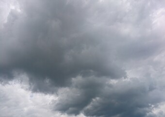 strong clouds in the sky