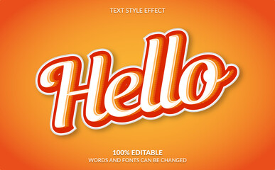 Editable Text Effect, Comic Text Style