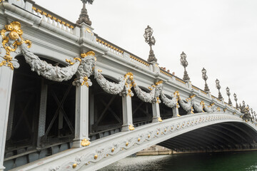 Obraz premium Bridge Alexander III in Paris