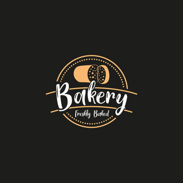 Vintage Retro Bakery Logo Badges And Labels Stock Vector