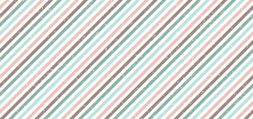 Abstract classic retro style diagonal stripes pastel color background with white dots spread