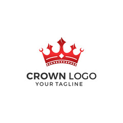 Crown Logo Design Vector Template