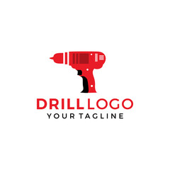 Abstract Drill Logo Sign Vector Template