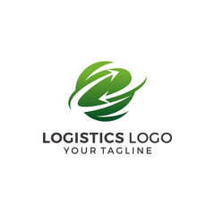 Logistic company vector logo. Arrow icon. Delivery icon. Arrow icon. Arrow vector. Delivery service logo. Web, Digital, Speed, Marketing, Network icon.