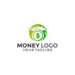 fast money logo combination. Fast pay symbol or icon. Unique cash and digital logotype design template.