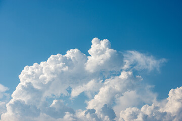 White clouds in the Blue Sky - Cumulonimbus