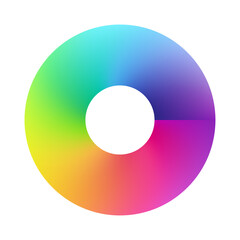 Abstract spectrum mesh round background. Blurred rainbow colorful backdrop form of a circle. Vector illustration for your logo, graphic design, template, banner, poster or website