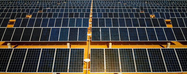 Solar photovoltaic in aerial desert area