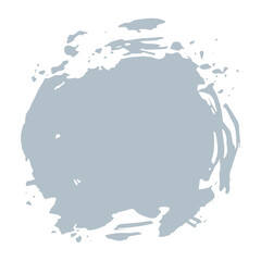 Card banner design paint stain scandinavian style gray isolated on white background. simple ornament trend of the season. Abstract template frame for your text, copy space.Vector