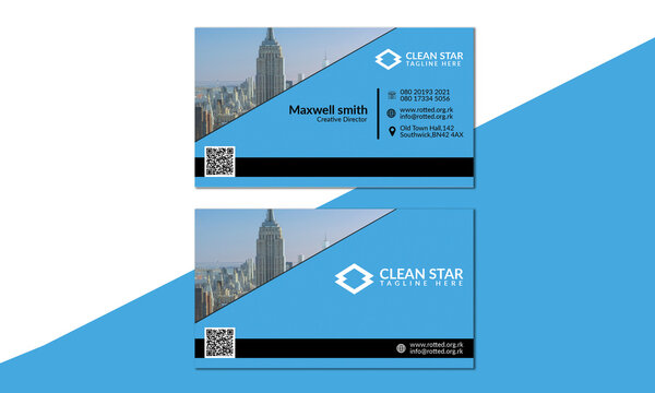 Corporate business card.