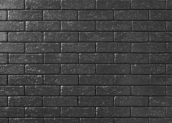 black brick wall, texture background