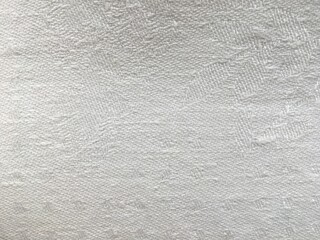 White background from woven material close-up.