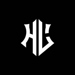 HL monogram logo with a sharp shield style