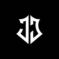 JJ monogram logo with a sharp shield style