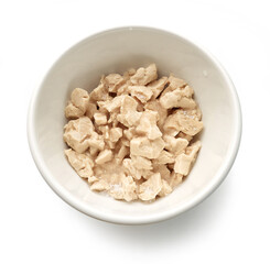 bowl of yeast with sugar and water
